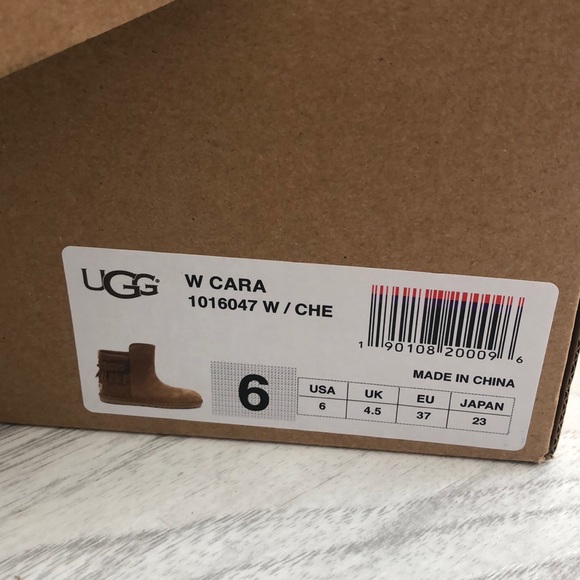 UGG Cara Fringed Suede Boots - Picture 8 of 8